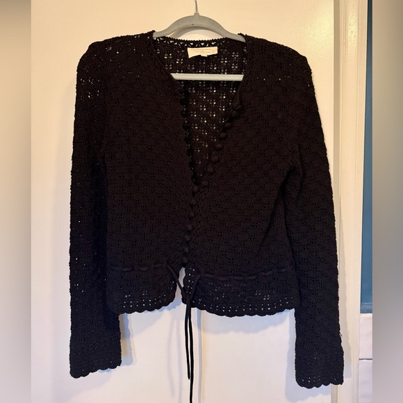 Sezane Martie Cardigan Black - Size S - Picture 3 of 4